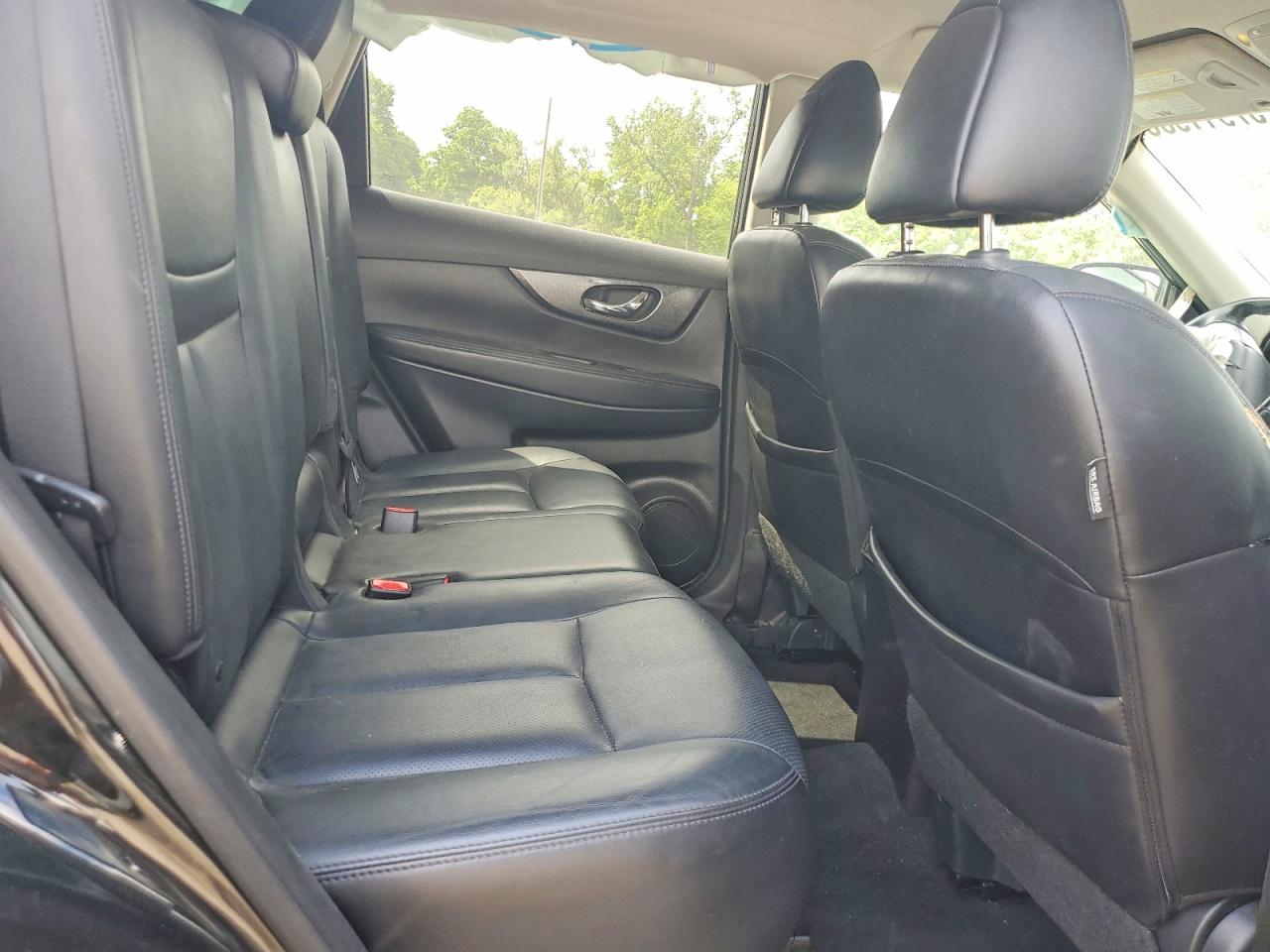 2015 Nissan Rogue Sl Black vin: 5N1AT2MVXFC846300