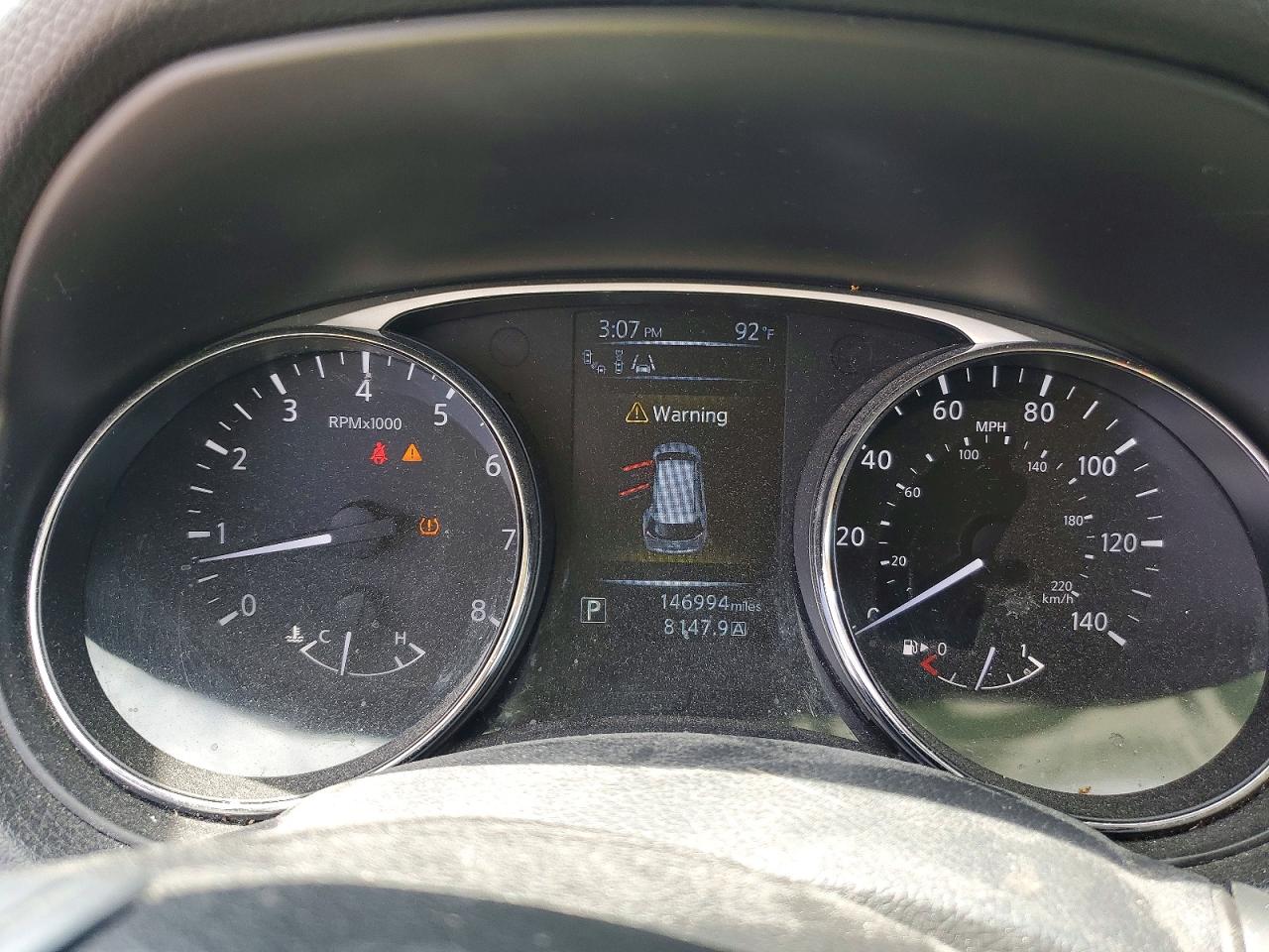 2015 Nissan Rogue Sl Black vin: 5N1AT2MVXFC872654