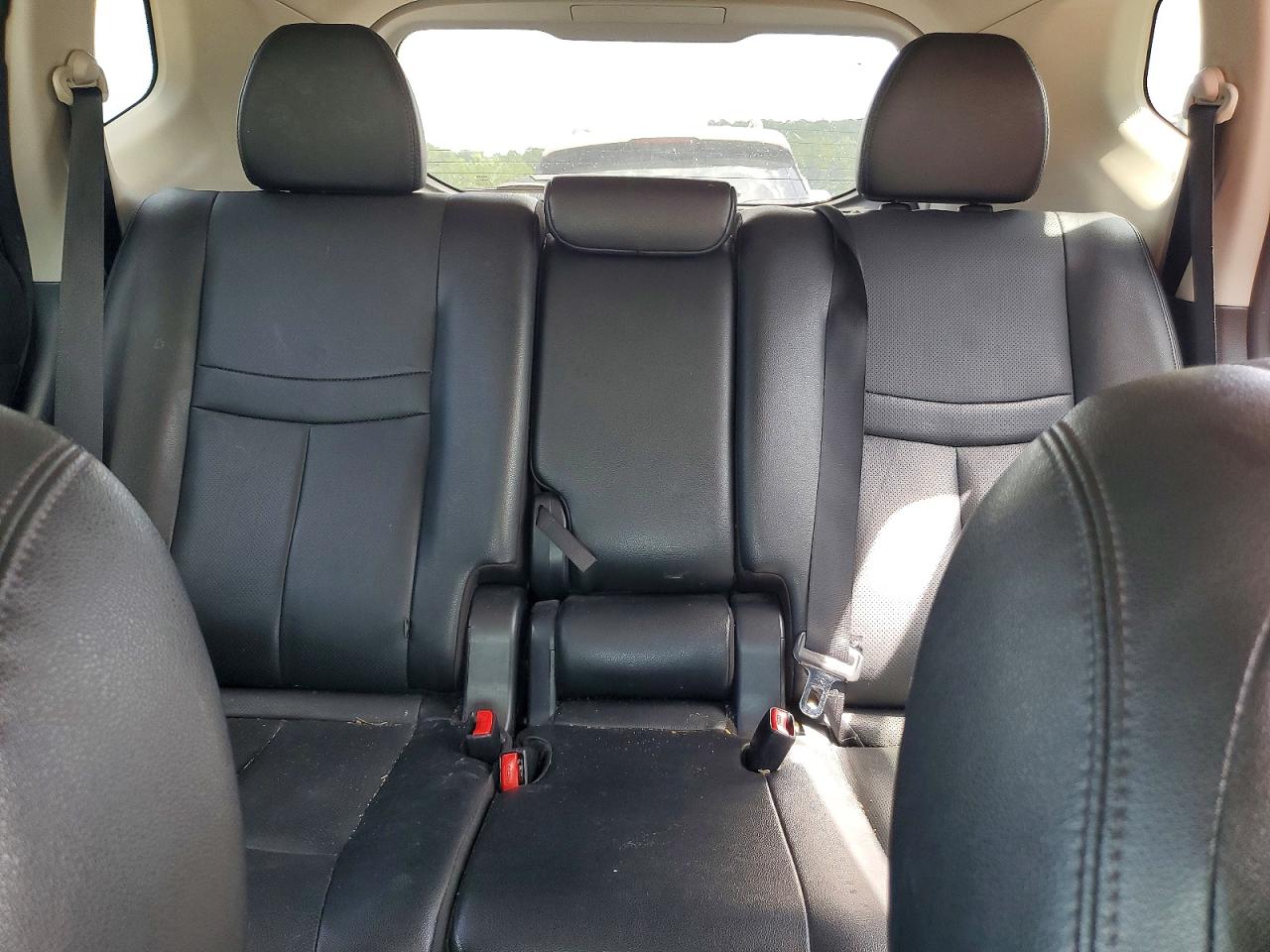 2015 Nissan Rogue Sl Black vin: 5N1AT2MVXFC872654