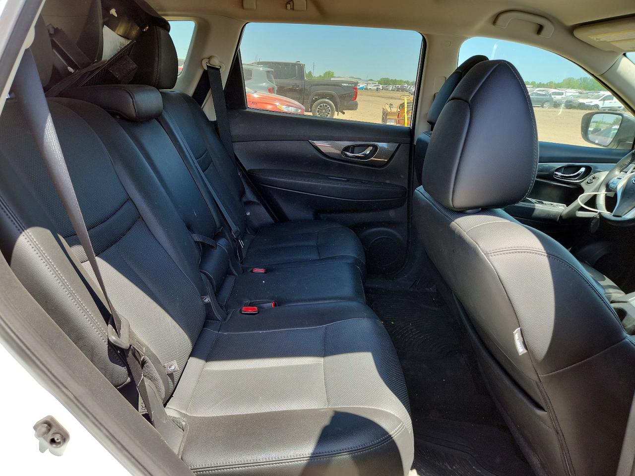 2015 Nissan Rogue Sl White vin: 5N1AT2MVXFC875084