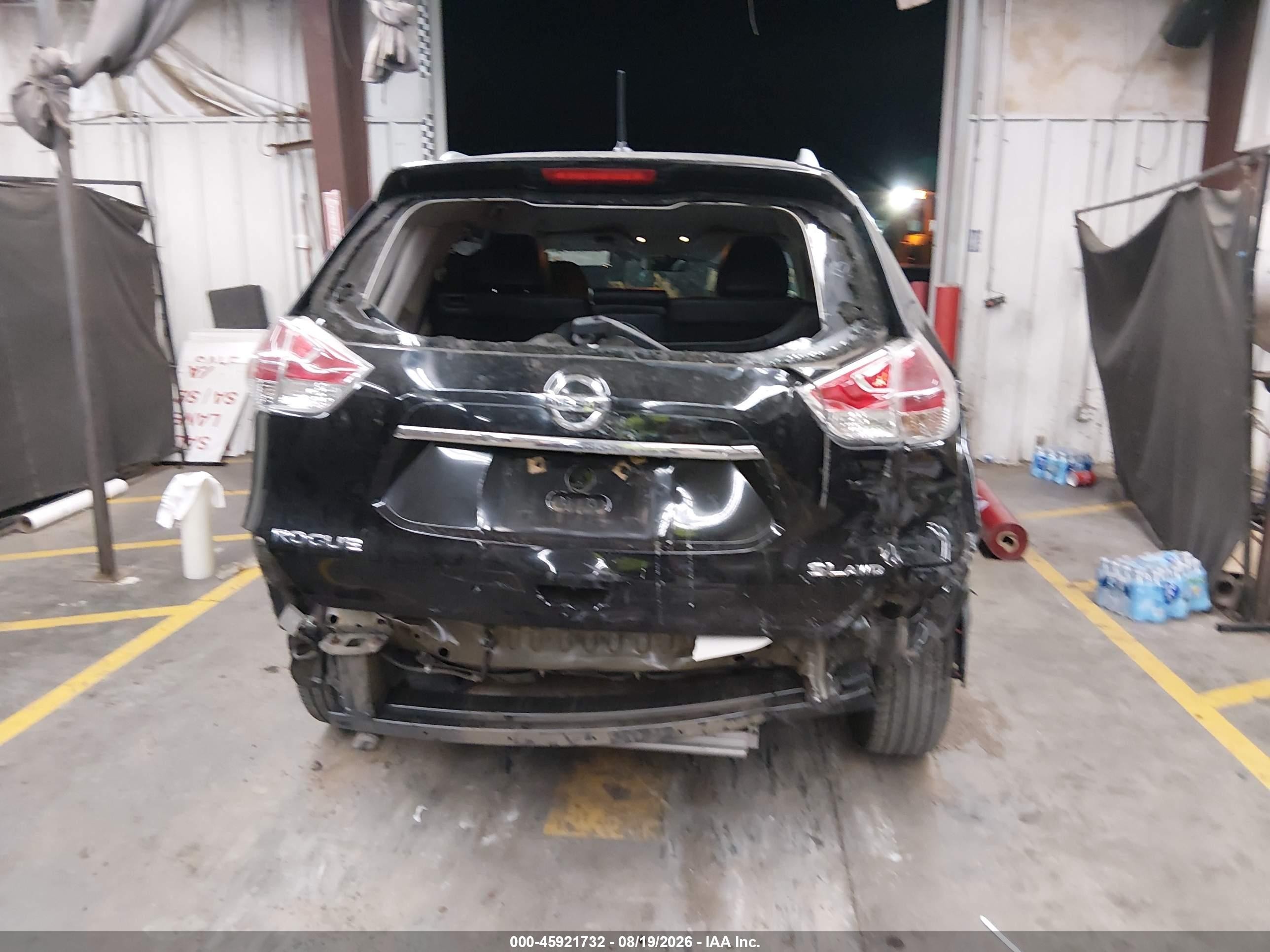 2015 Nissan Rogue Sl Черный vin: 5N1AT2MVXFC876011