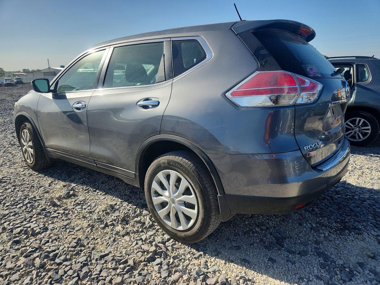 2015 Nissan Rogue S Charcoal vin: 5N1AT2MVXFC883573
