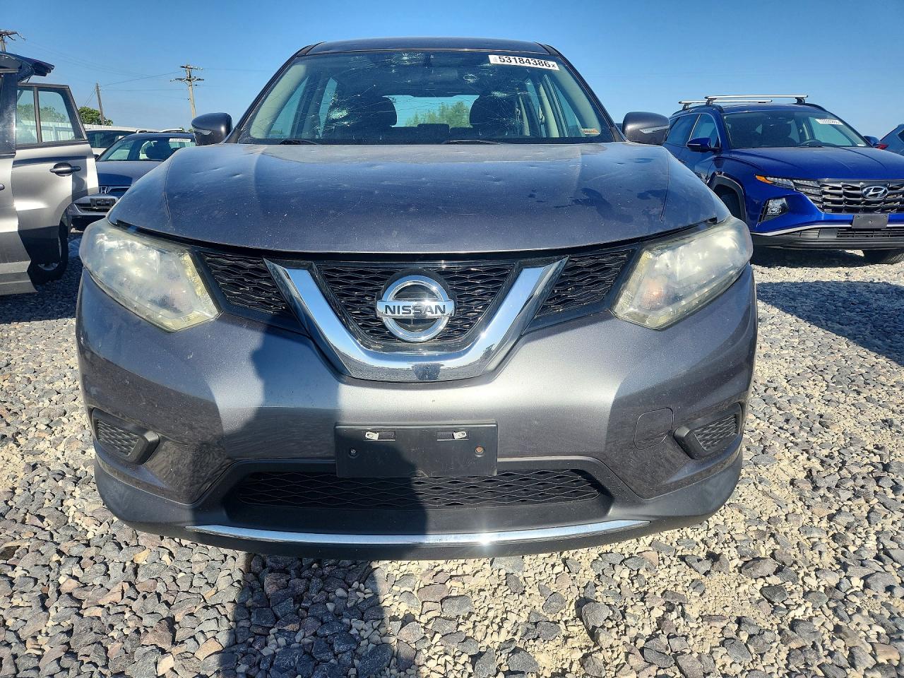 2015 Nissan Rogue S Charcoal vin: 5N1AT2MVXFC883573