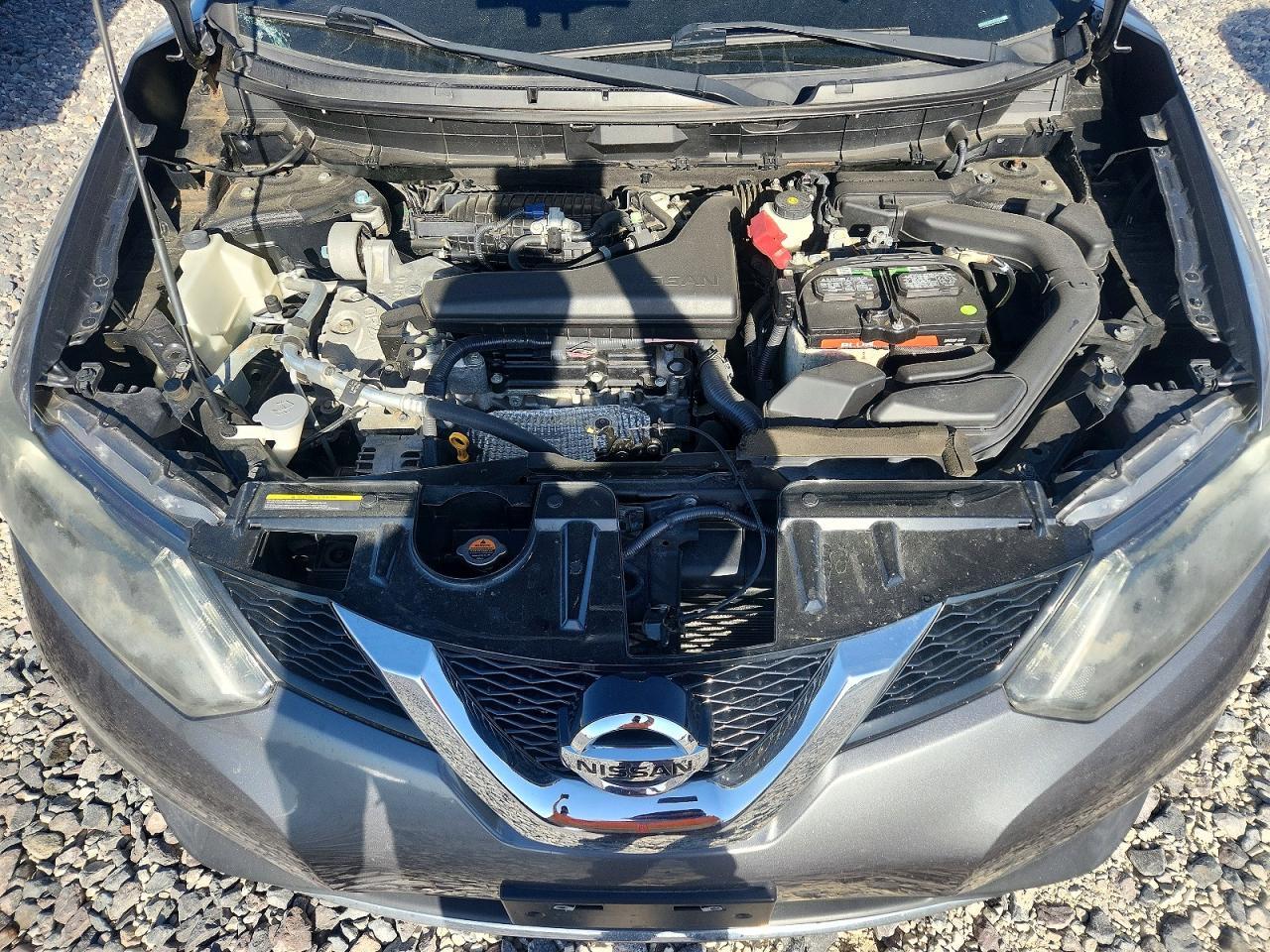 2015 Nissan Rogue S Charcoal vin: 5N1AT2MVXFC883573