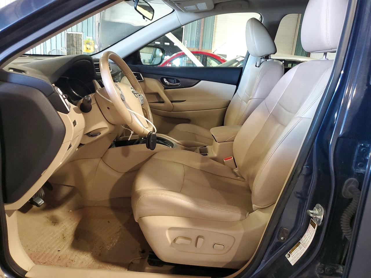 2015 Nissan Rogue Sl Синий vin: 5N1AT2MVXFC891768
