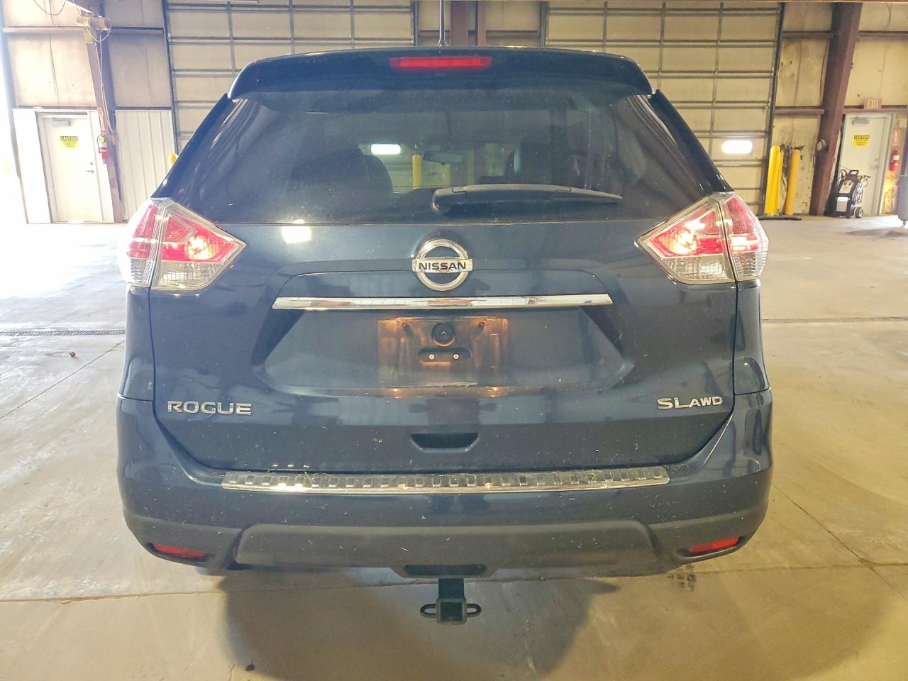 2015 Nissan Rogue Sl Синий vin: 5N1AT2MVXFC891768
