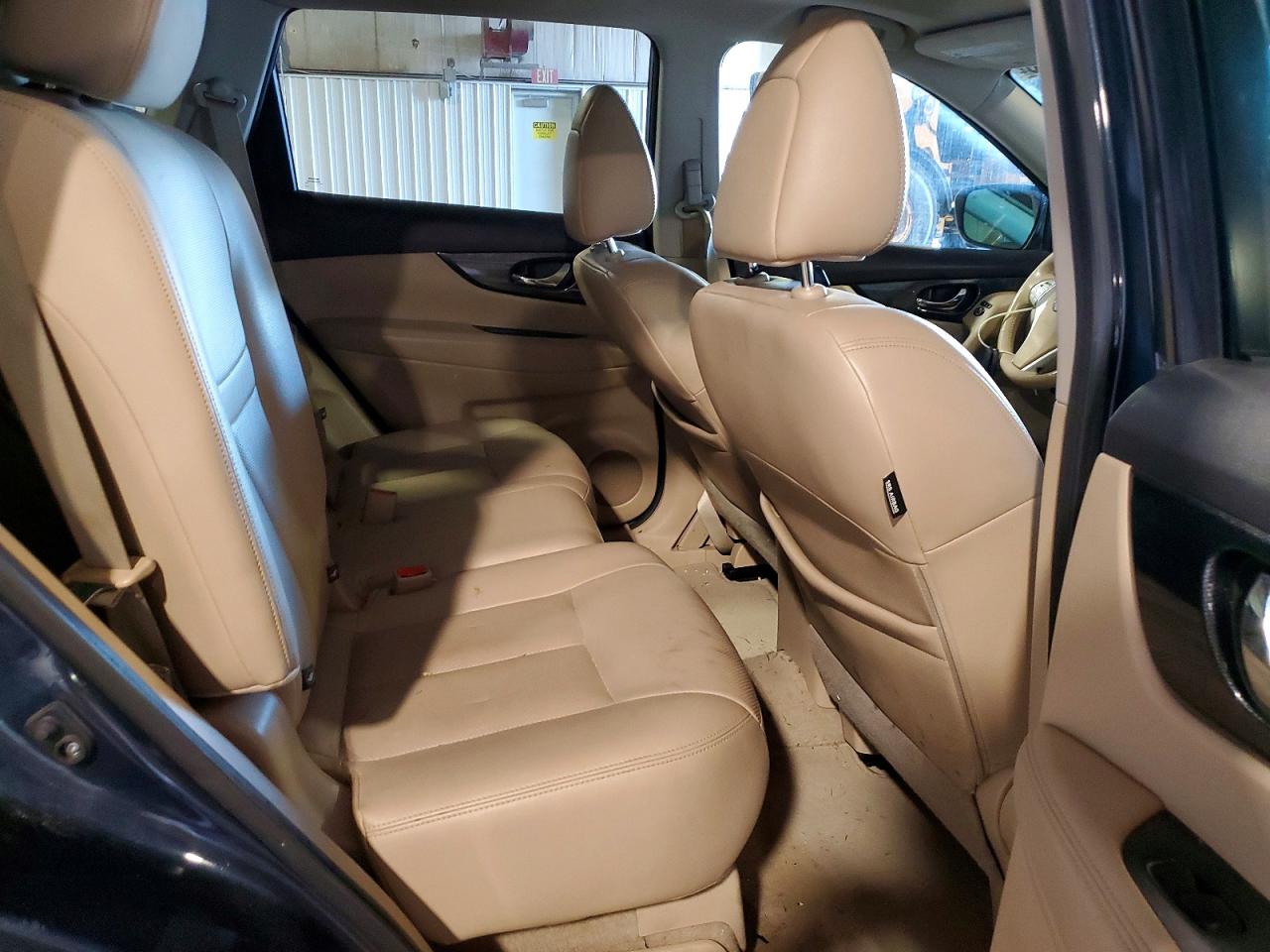 2015 Nissan Rogue Sl Синий vin: 5N1AT2MVXFC891768