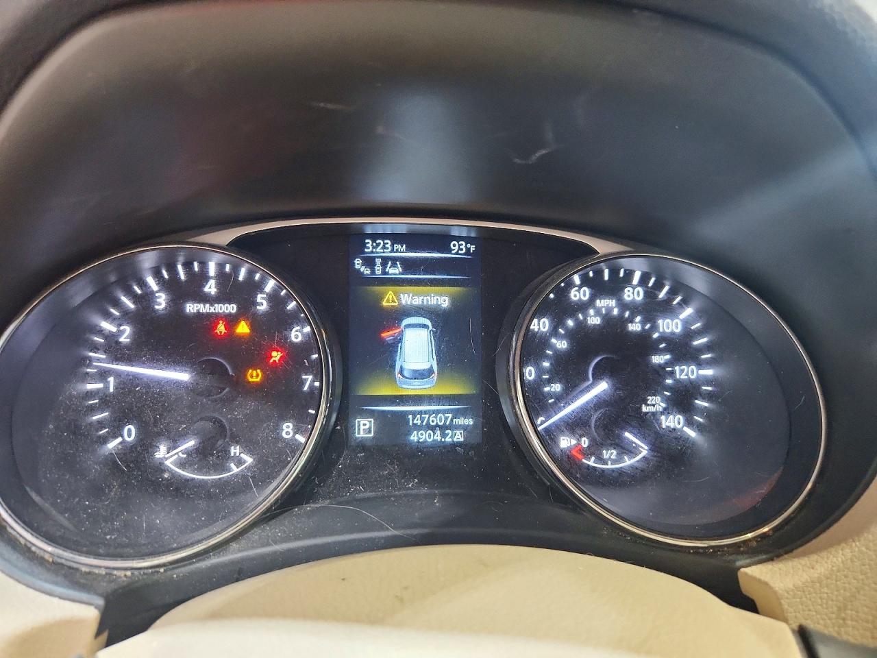 2015 Nissan Rogue Sl Burgundy vin: 5N1AT2MVXFC897487