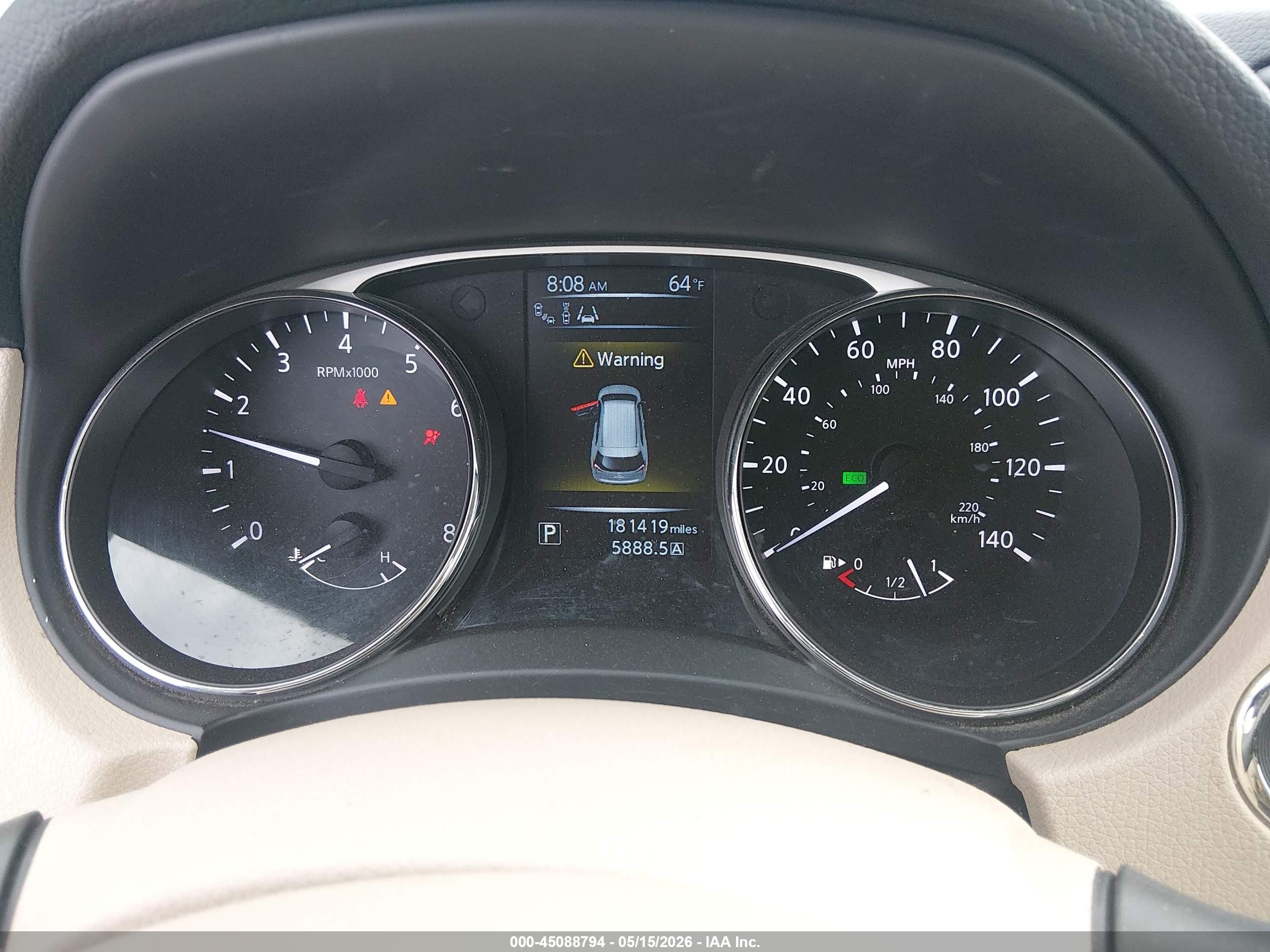 2015 Nissan Rogue Sl White vin: 5N1AT2MVXFC901750