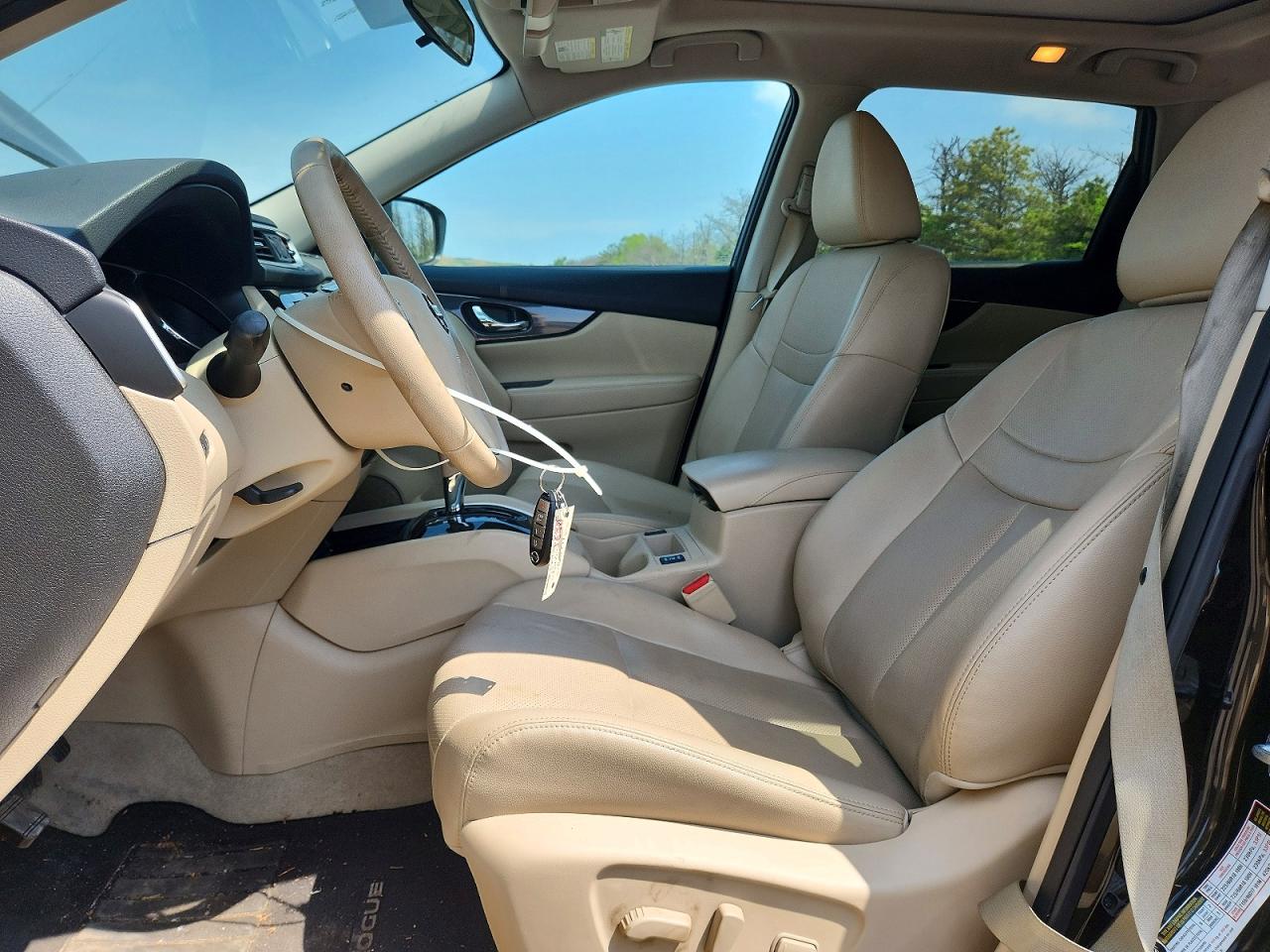 2015 Nissan Rogue Sl Зеленый vin: 5N1AT2MVXFC905779
