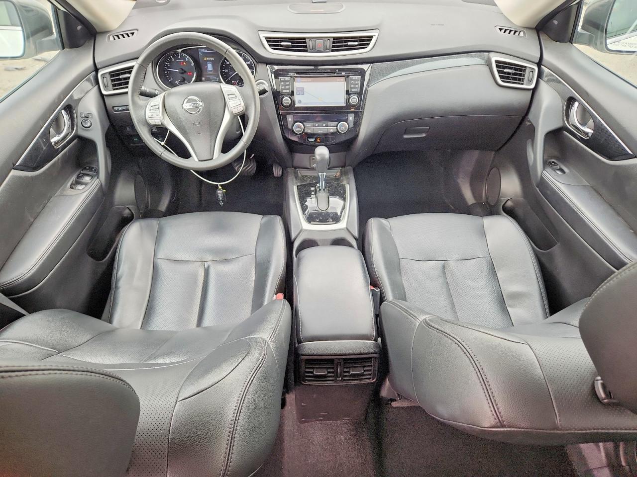 2015 Nissan Rogue White vin: 5N1AT2MVXFC908780