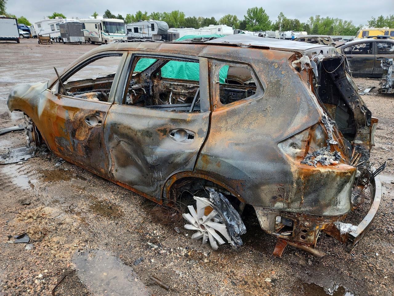 2015 Nissan Rogue Sl Burn vin: 5N1AT2MVXFC917205