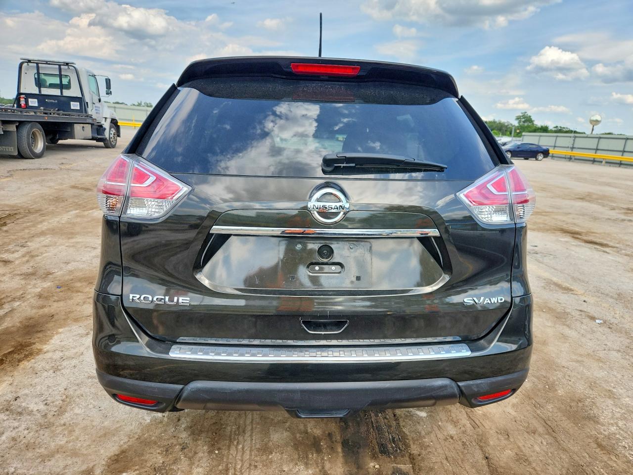 2015 Nissan Rogue Sv Green vin: 5N1AT2MVXFC922260