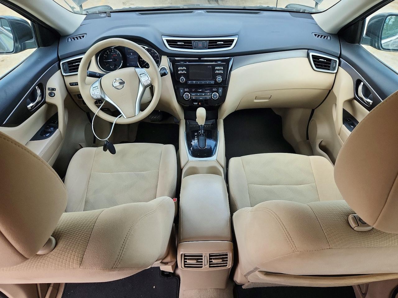 2015 Nissan Rogue Sv Green vin: 5N1AT2MVXFC922260