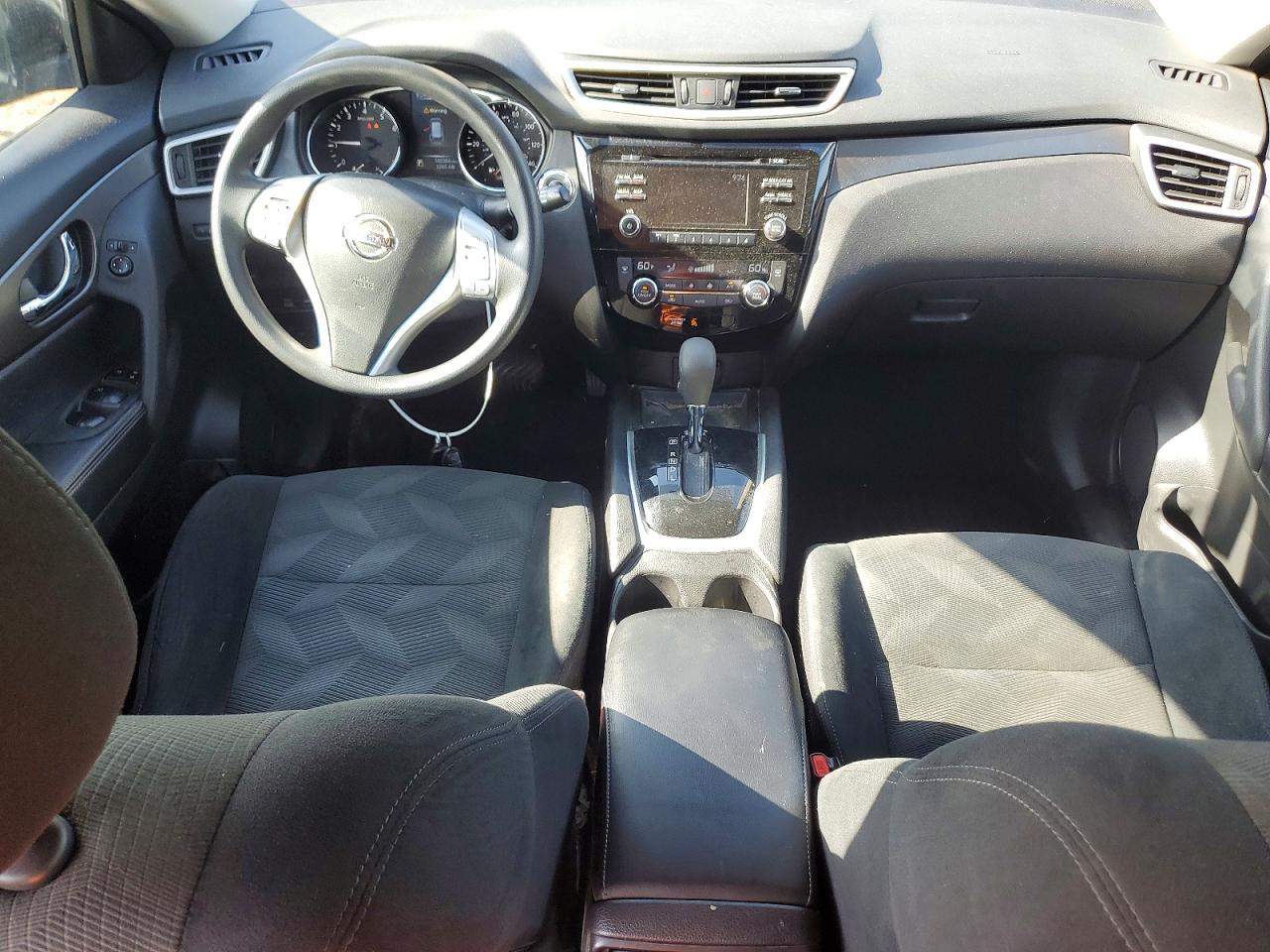 2015 Nissan Rogue Sv Black vin: 5N1AT2MVXFC927555