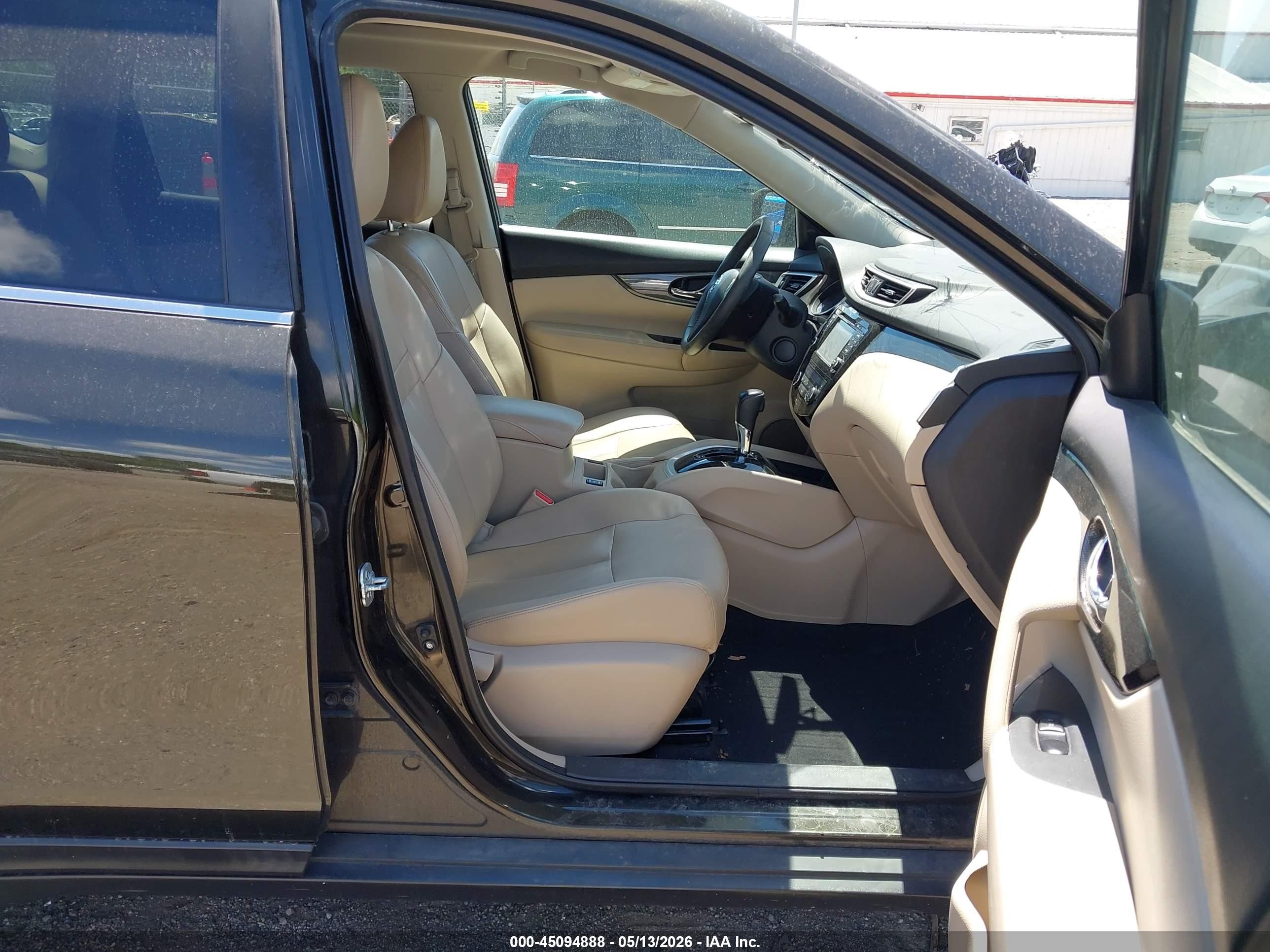 2016 Nissan Rogue Sl Зеленый vin: 5N1AT2MVXGC769624