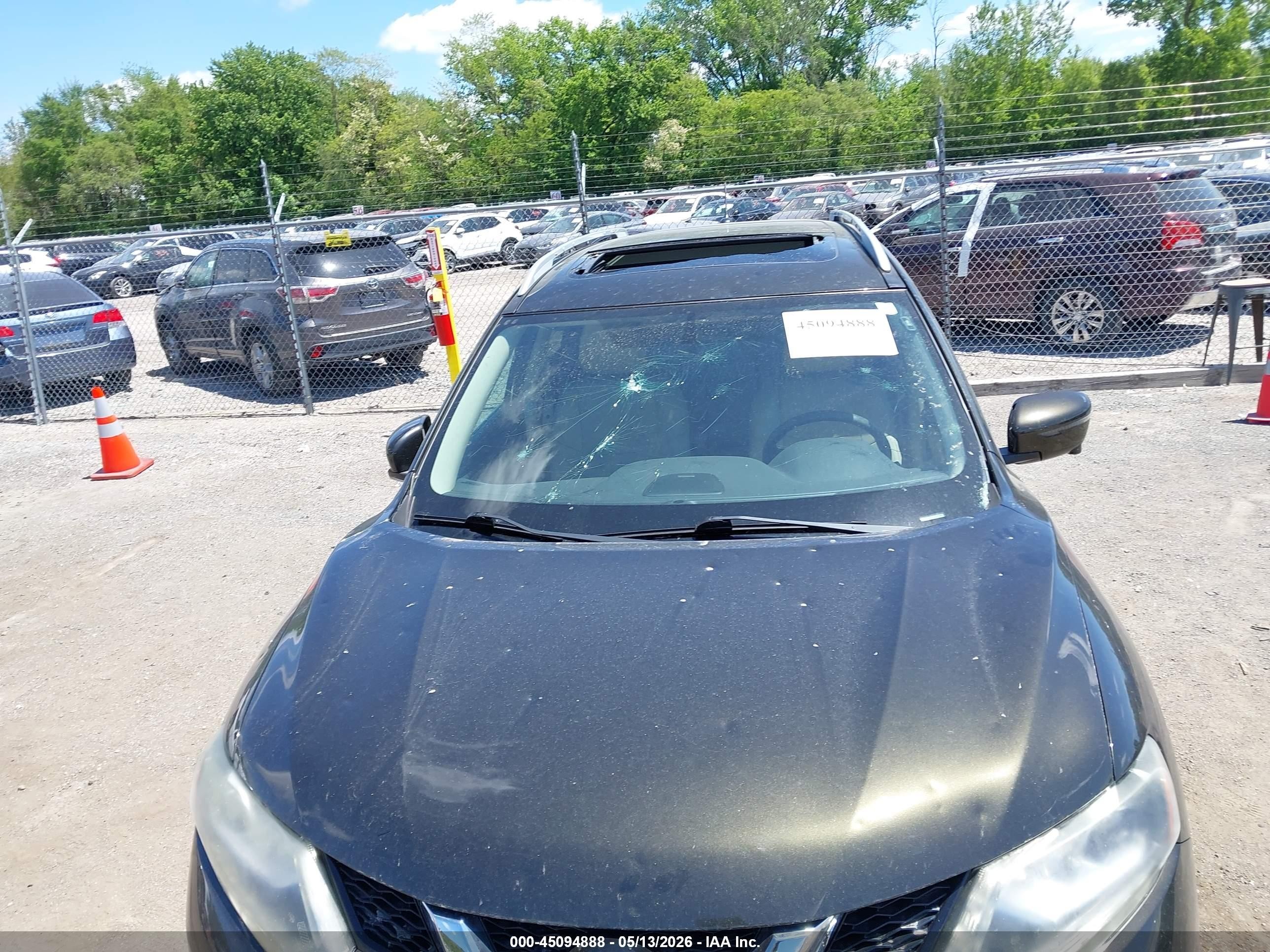 2016 Nissan Rogue Sl Зеленый vin: 5N1AT2MVXGC769624