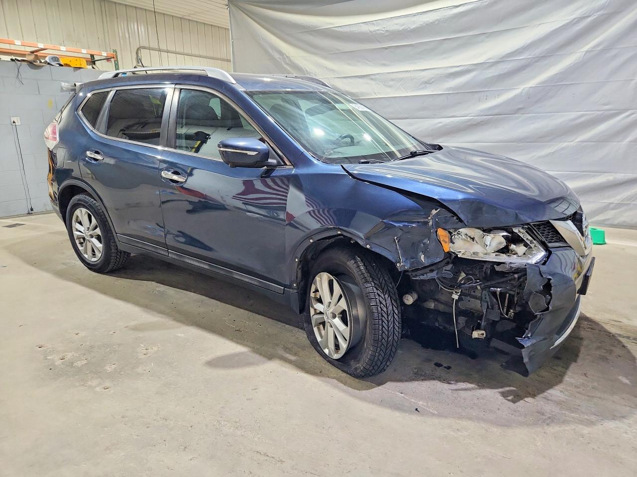 2016 Nissan Rogue Sv Blue vin: 5N1AT2MVXGC799951