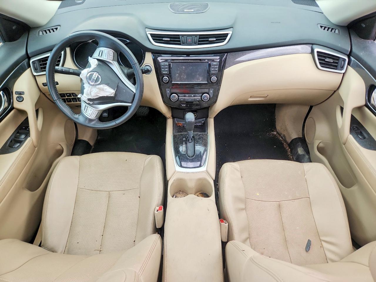 2016 Nissan Rogue Sl Красный vin: 5N1AT2MVXGC830972