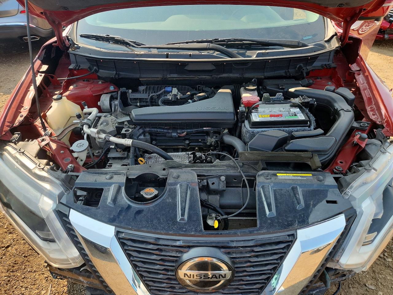 2018 Nissan Rogue Sv Red vin: 5N1AT2MVXJC803617