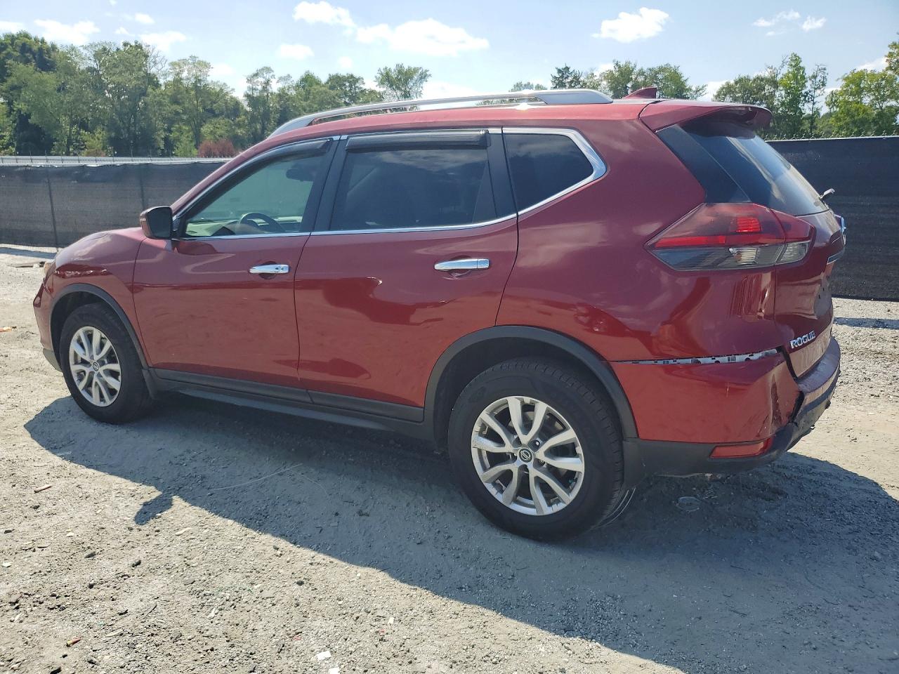 2020 Nissan Rogue Sv Red vin: 5N1AT2MVXLC764613