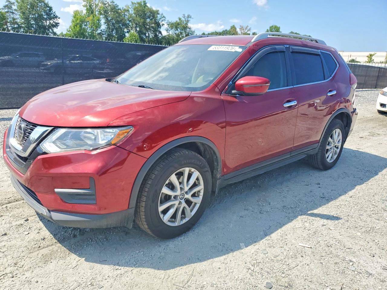 2020 Nissan Rogue Sv Red vin: 5N1AT2MVXLC764613