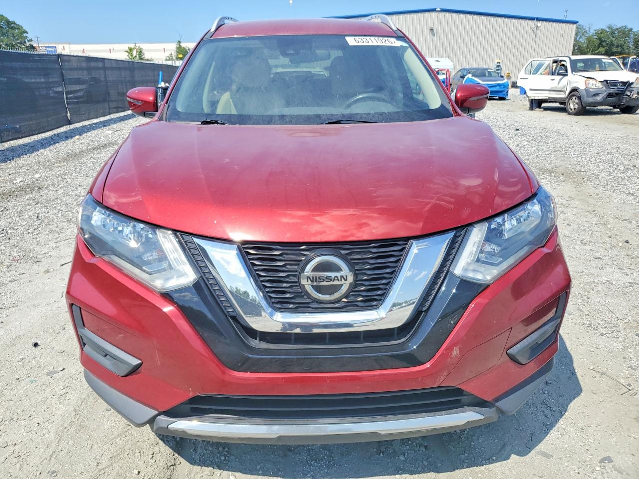 2020 Nissan Rogue Sv Red vin: 5N1AT2MVXLC764613