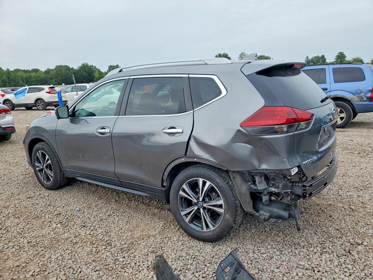2020 Nissan Rogue Sv Gray vin: 5N1AT2MVXLC777152
