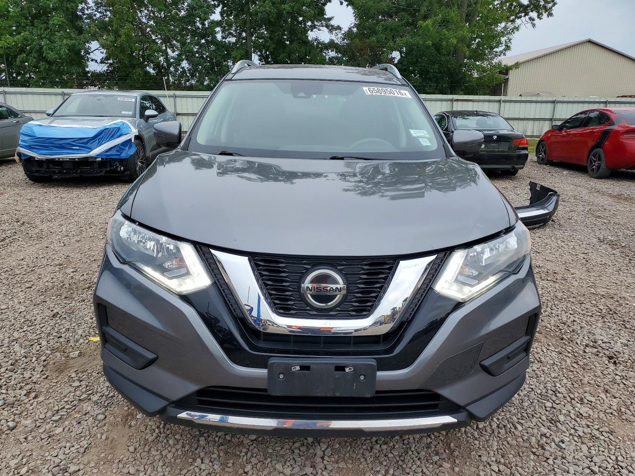2020 Nissan Rogue Sv Gray vin: 5N1AT2MVXLC777152