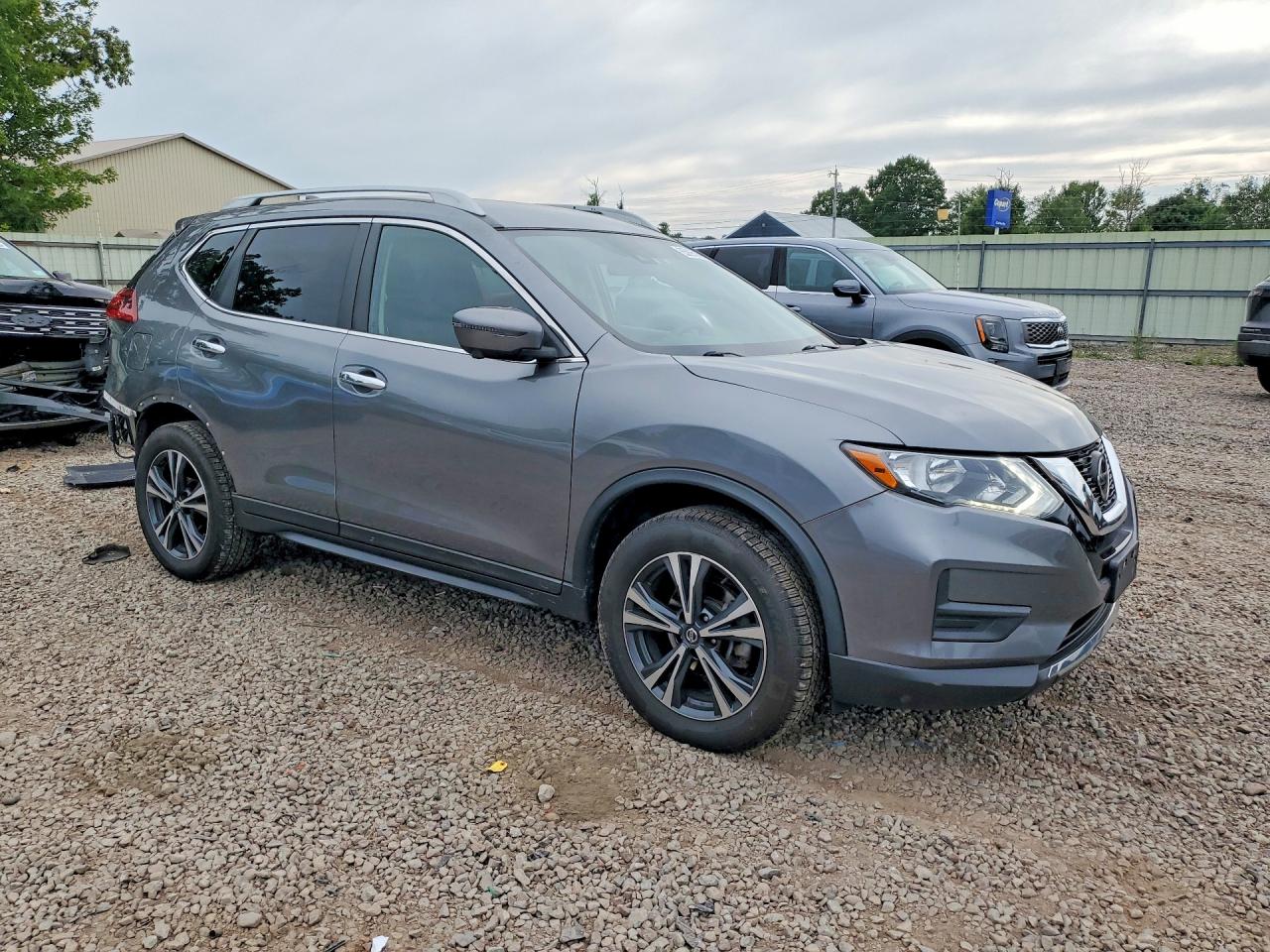 2020 Nissan Rogue Sv Gray vin: 5N1AT2MVXLC777152