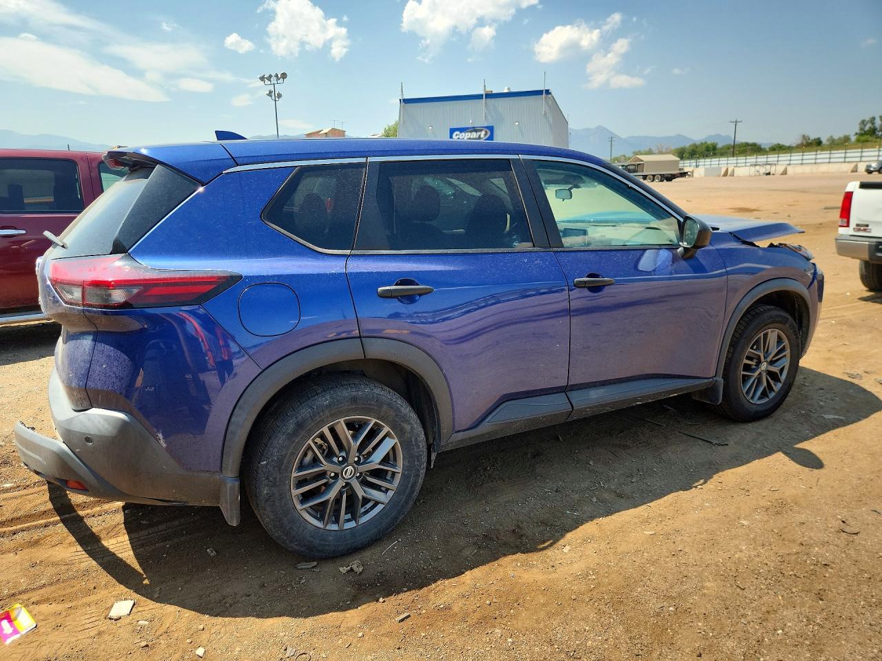 2021 Nissan Rogue S Синий vin: 5N1AT3AA4MC746987