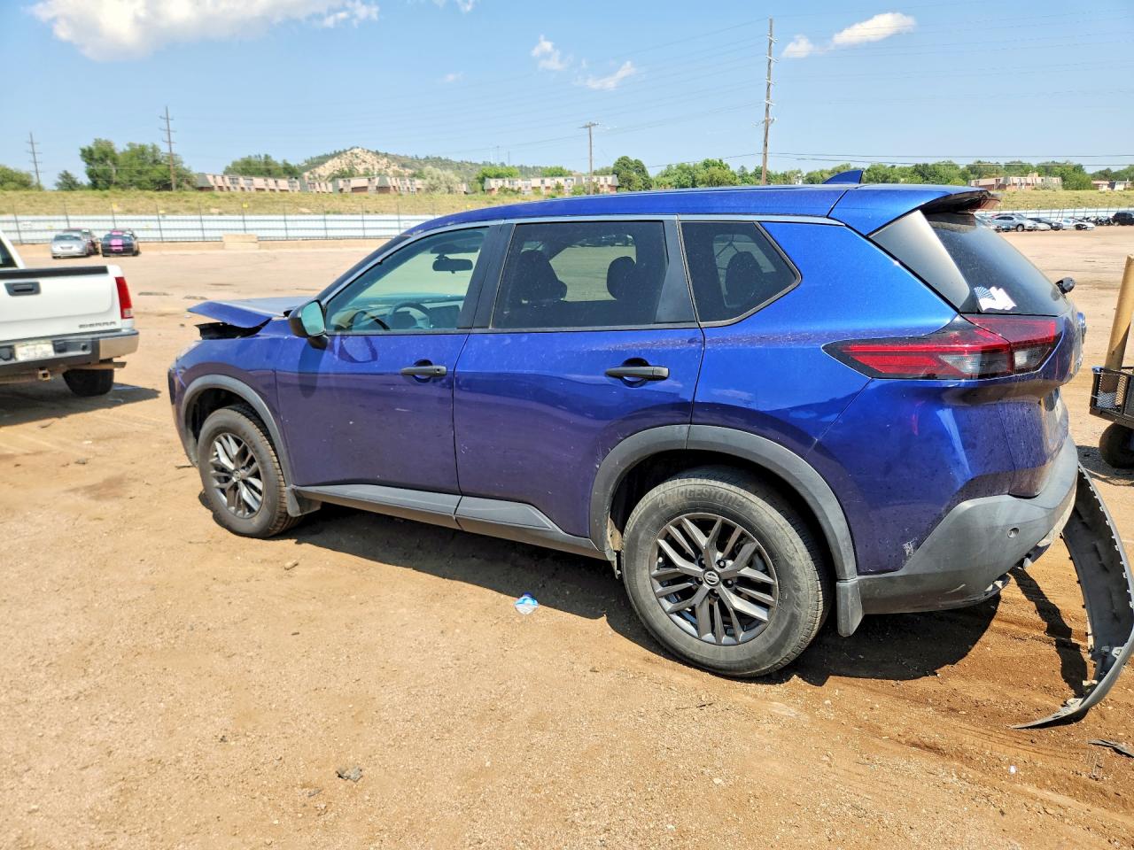 2021 Nissan Rogue S Синий vin: 5N1AT3AA4MC746987