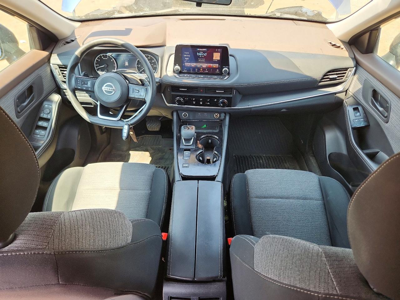 2021 Nissan Rogue S Синий vin: 5N1AT3AA4MC746987