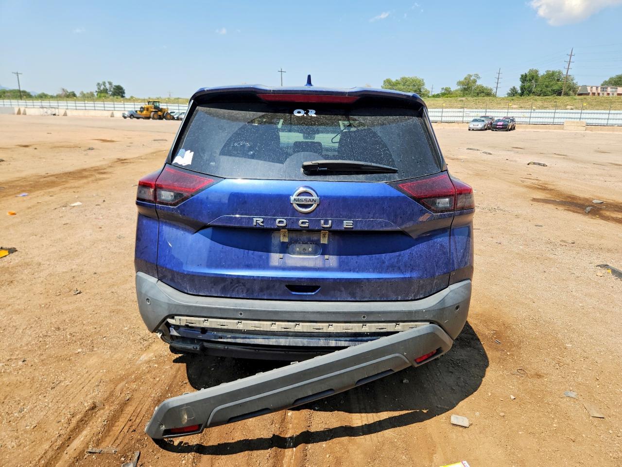 2021 Nissan Rogue S Синий vin: 5N1AT3AA4MC746987