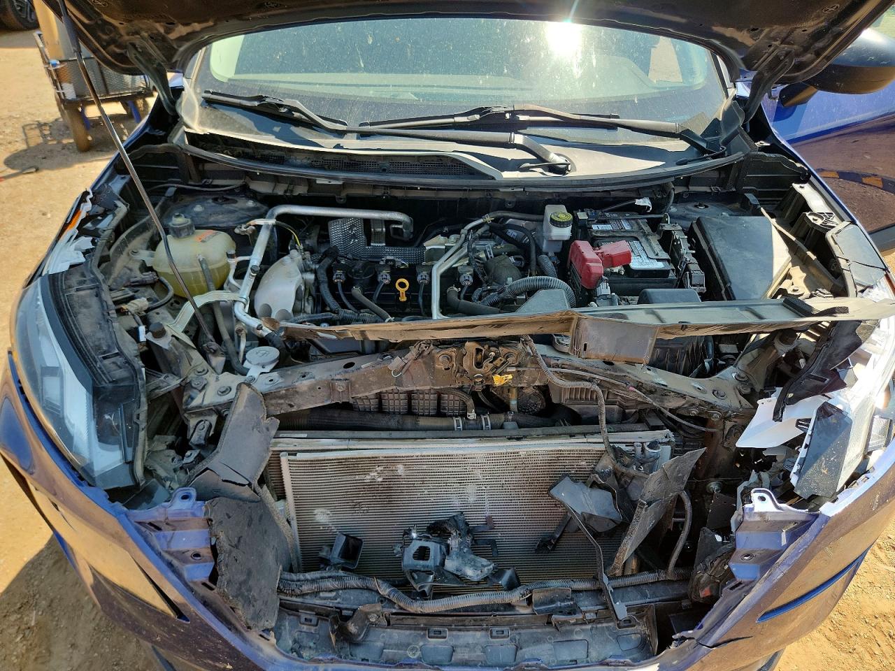 2021 Nissan Rogue S Синий vin: 5N1AT3AA4MC746987