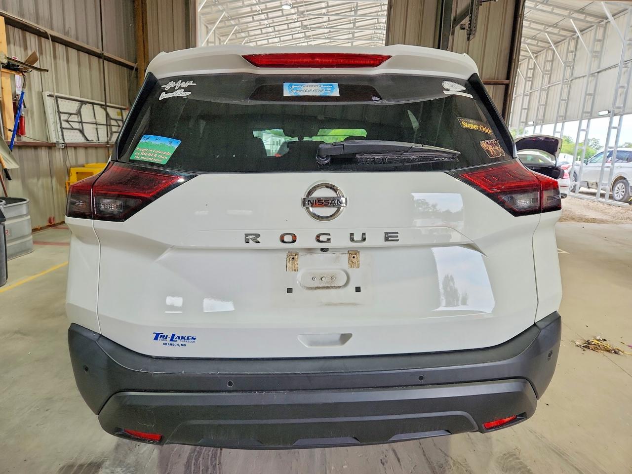 2021 Nissan Rogue S White vin: 5N1AT3AA5MC724027