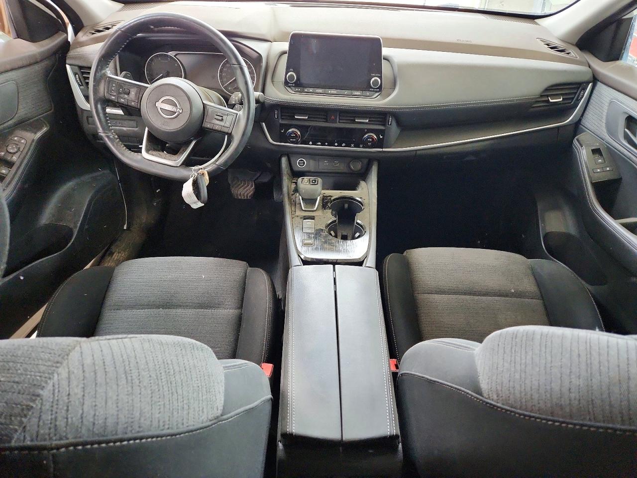 2022 Nissan Rogue S White vin: 5N1AT3AA6NC690925