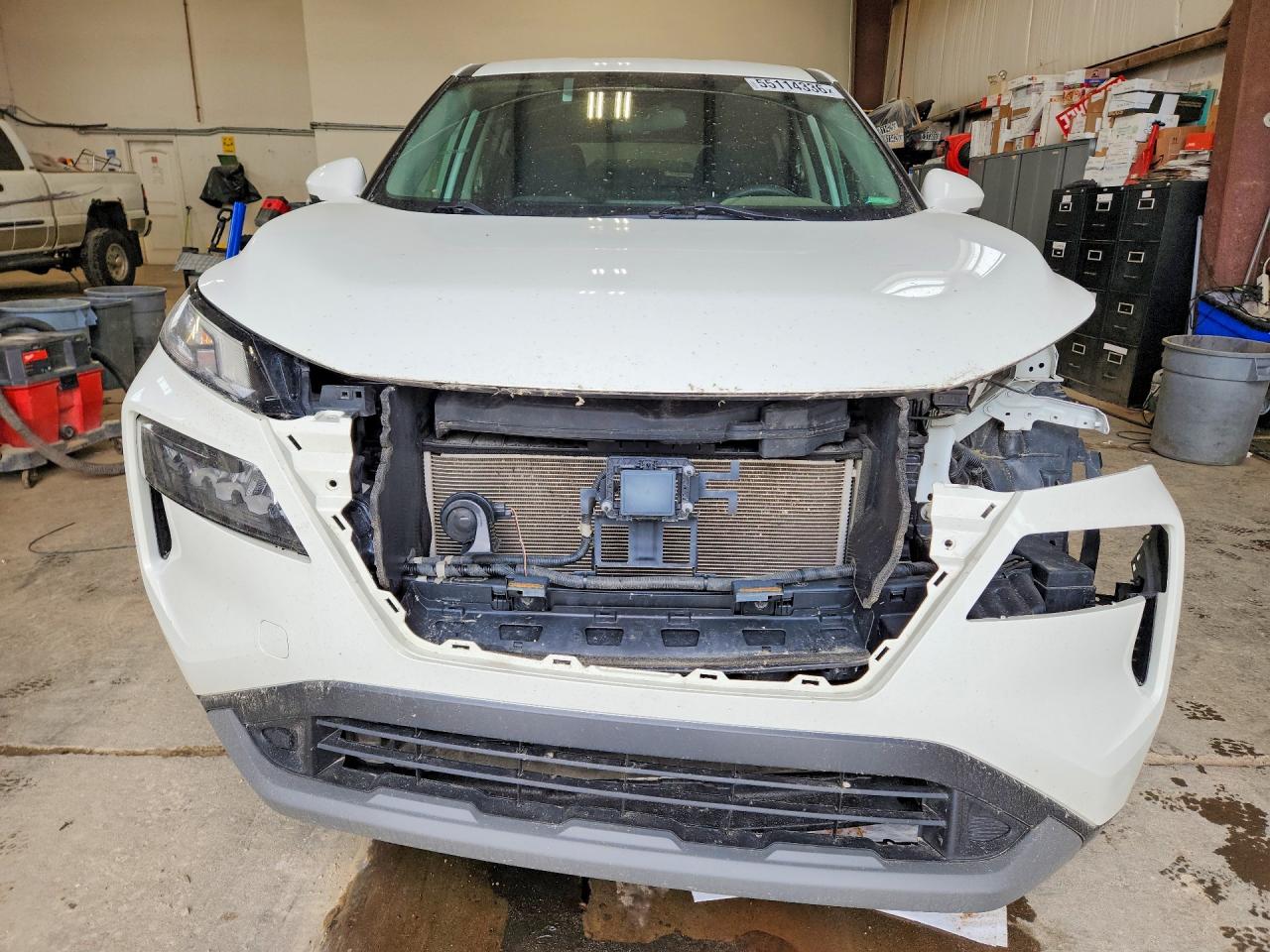2022 Nissan Rogue S White vin: 5N1AT3AA6NC690925
