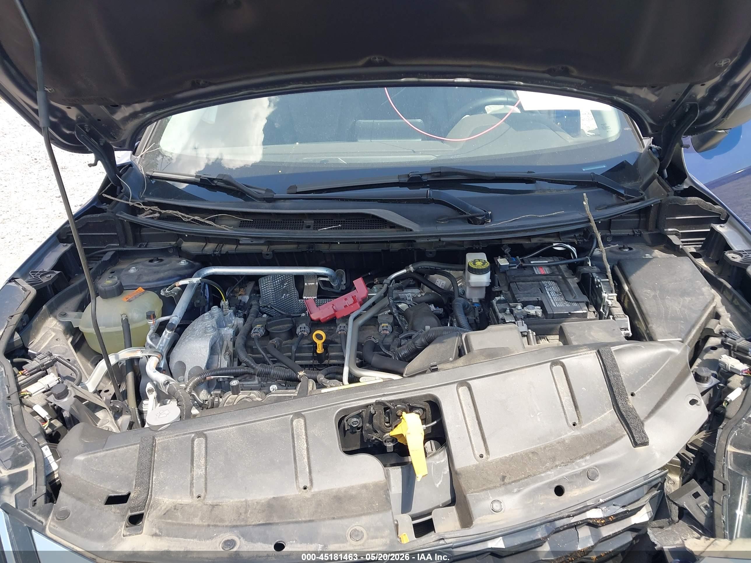 2021 Nissan Rogue S Fwd Синий vin: 5N1AT3AA8MC686227