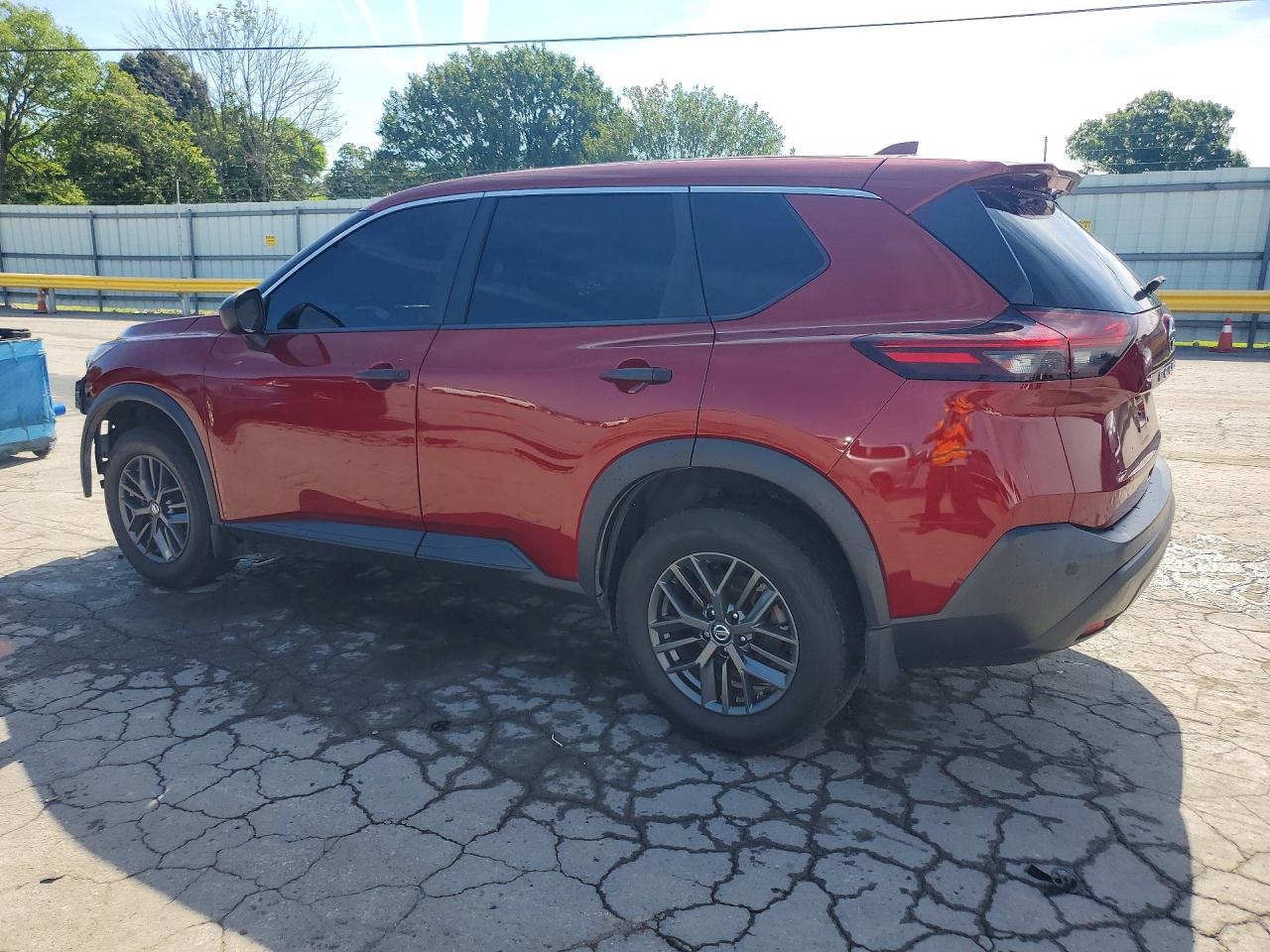 2021 Nissan Rogue S Maroon vin: 5N1AT3AA8MC832478