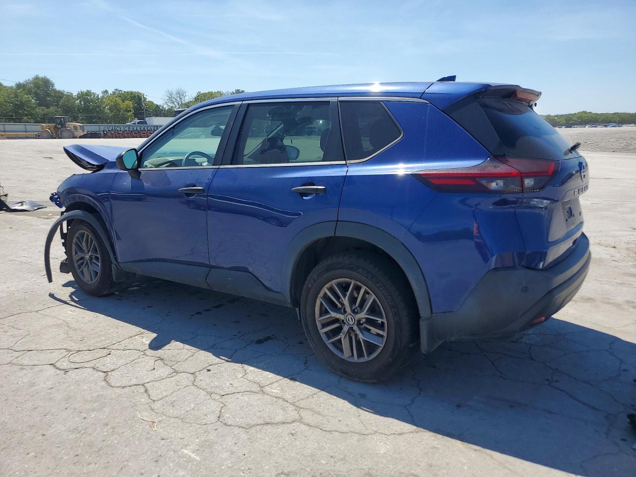 2021 Nissan Rogue S Blue vin: 5N1AT3AB0MC711534