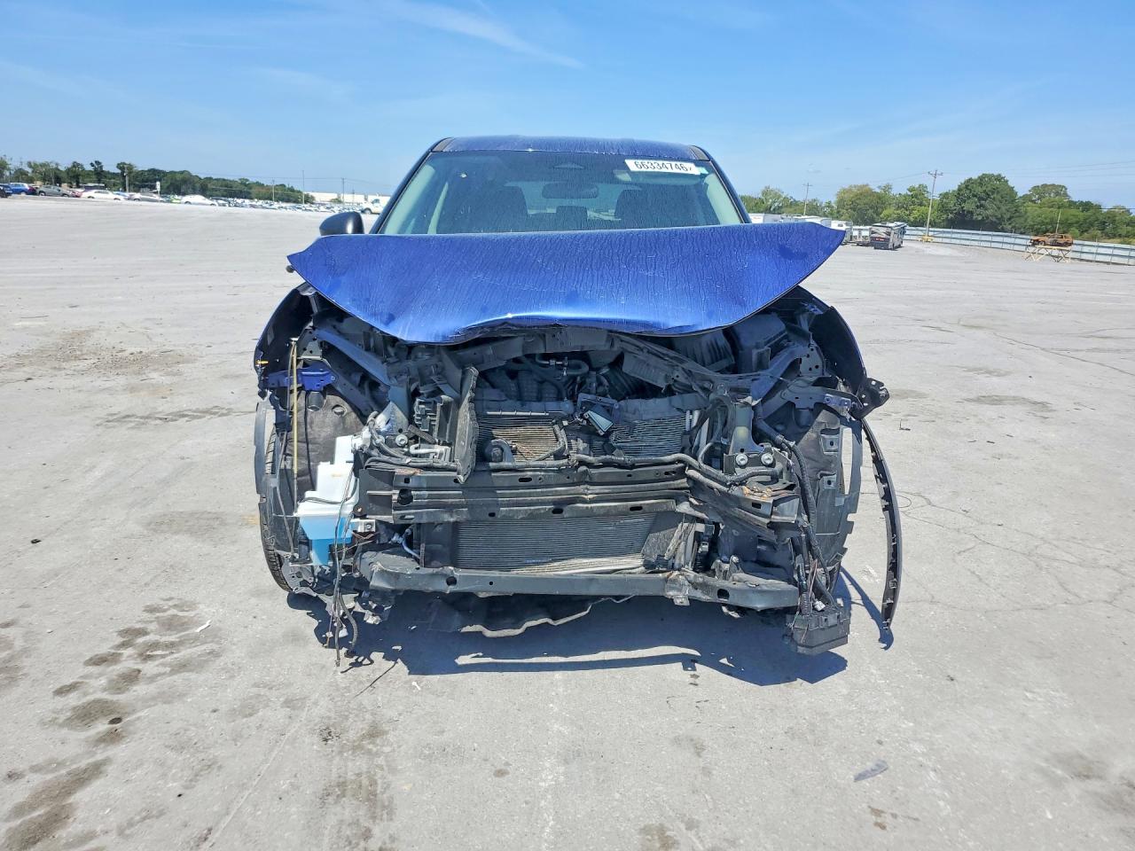 2021 Nissan Rogue S Blue vin: 5N1AT3AB0MC711534