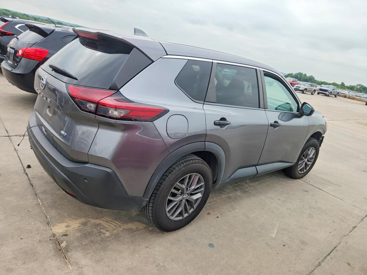 2021 Nissan Rogue S Silver vin: 5N1AT3AB0MC845282