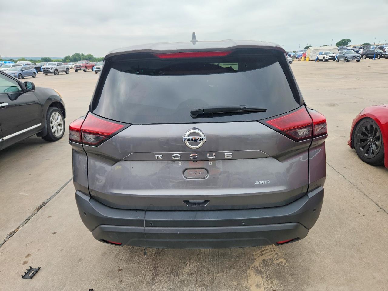 2021 Nissan Rogue S Silver vin: 5N1AT3AB0MC845282