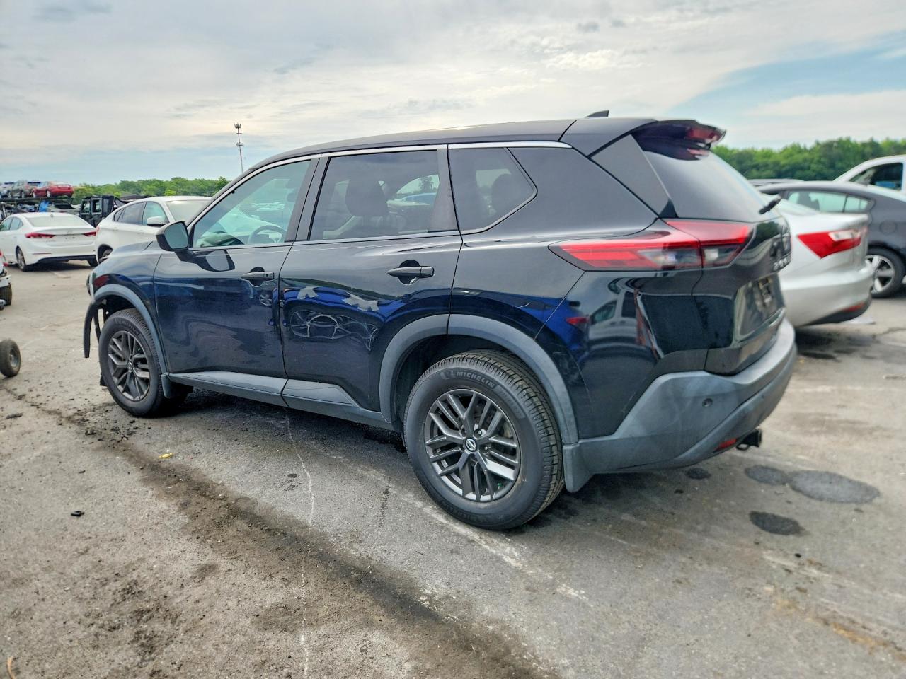 2021 Nissan Rogue S Black vin: 5N1AT3AB1MC696851