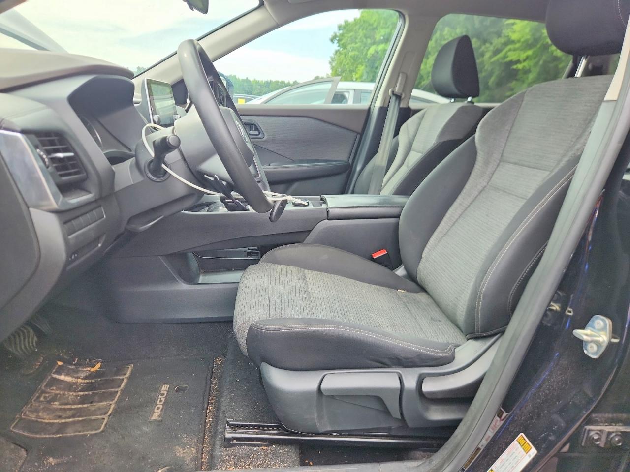 2021 Nissan Rogue S Black vin: 5N1AT3AB1MC696851