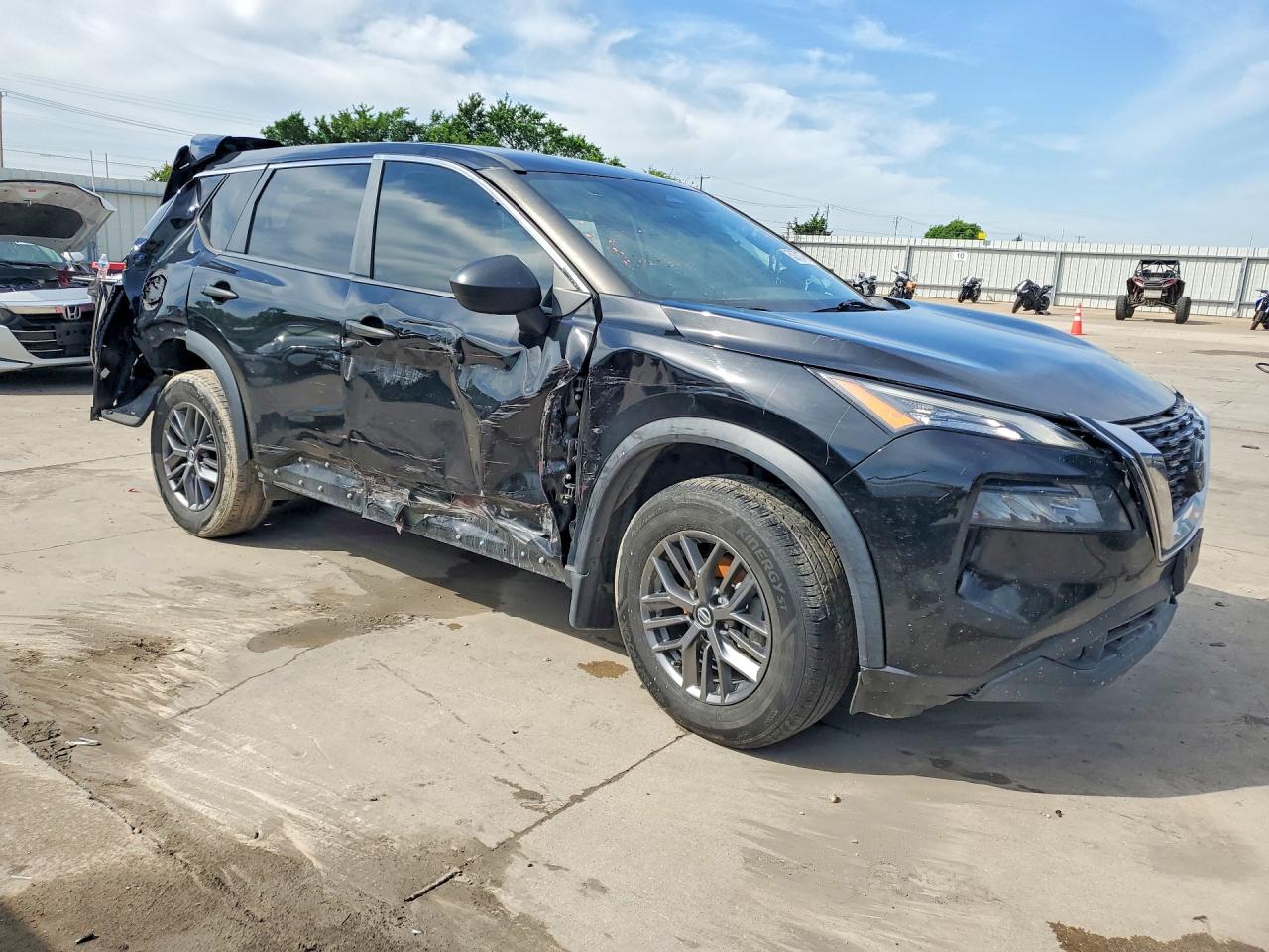 2021 Nissan Rogue S Black vin: 5N1AT3AB3MC807674