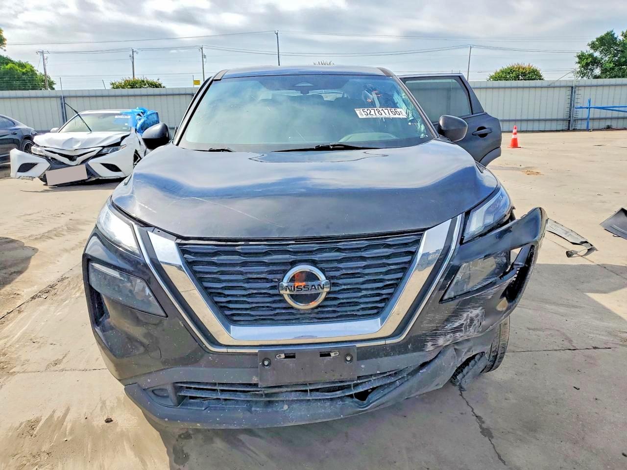 2021 Nissan Rogue S Black vin: 5N1AT3AB3MC807674
