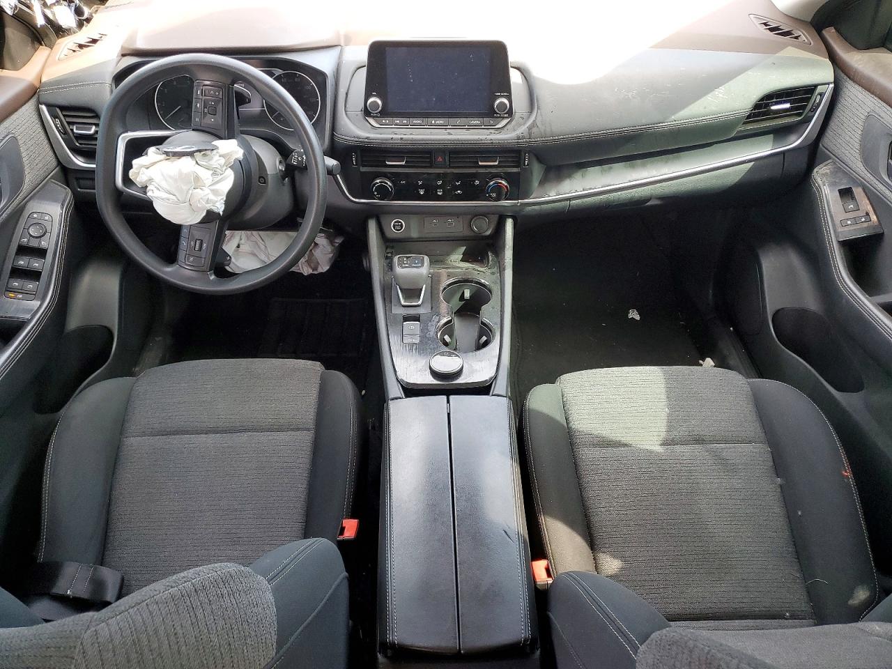 2021 Nissan Rogue S Black vin: 5N1AT3AB3MC807674