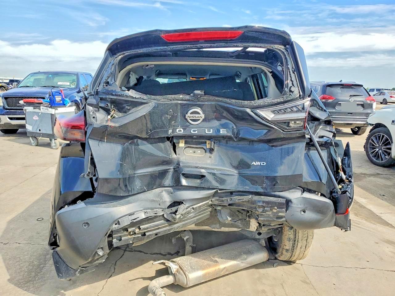 2021 Nissan Rogue S Black vin: 5N1AT3AB3MC807674